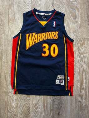 Stephen Curry Golden State Warriors 2009-10 Navy Swingman Player Jersey, Youth L